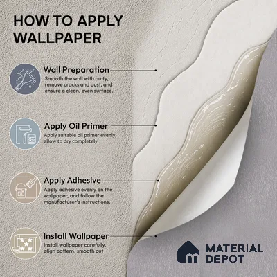 RD2646 | Grey Crinkled Foil PVC Textured Wallpaper - 10 Meter x 21 Inch, 57 Sq. Ft. (Min. 15% Wastage)