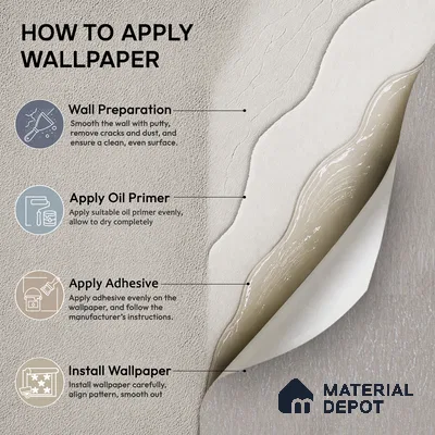 RD2641 | Grey Crinkled Foil PVC Textured Wallpaper - 10 Meter x 21 Inch, 57 Sq. Ft. (Min. 15% Wastage)
