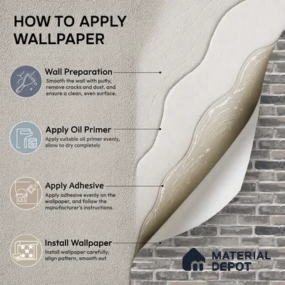 RD2660 | 10 Meter x 21 Inch PVC Brick Look Wallpaper - 57 Sq. Ft. | Minimum 15% wastage during installation
