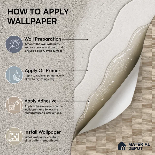 74049-4 | Walnut Brown Basketweave Patterned Wallpaper - 5 Meter x 42 Inch, 57.41 Sq. Ft. (Min. 15% Wastage)