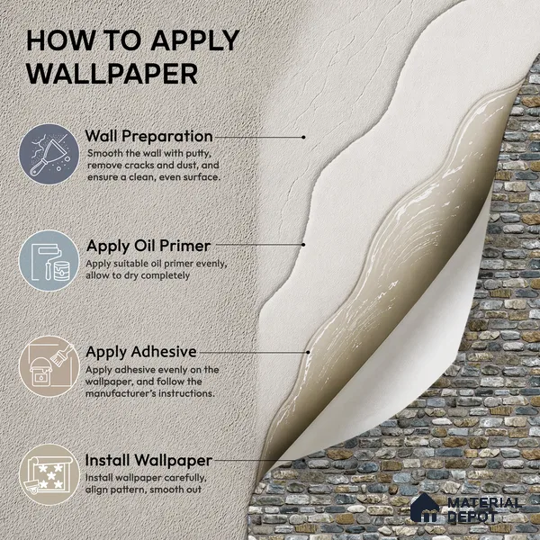 74047-1 | 5 Meter x 42 Inch 74047 Brick Look Wallpaper - 57.41 Sq. Ft. | Minimum 15% wastage during installation