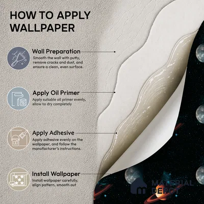 5164-1 | 4 Meter x 42 Inches Space Look Wallpaper - 45.94 Sq. Ft. | Minimum 15% wastage during installation