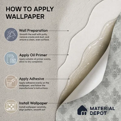 1146 | 10 Meter x 21 Inches Damask Look Wallpaper - 57.37 Sq. Ft. | Minimum 15% wastage during installation