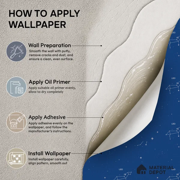 5181-2 | 4 Meter x 42 Inches Space Look Wallpaper - 45.94 Sq. Ft. | Minimum 15% wastage during installation