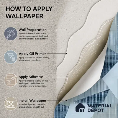 WK160-24 | Slate Blue Faceted Triangle Block Patterned Wallpaper - 10 Meter x 21 Inches, 57.37 Sq. Ft. (Min. 15% Wastage)