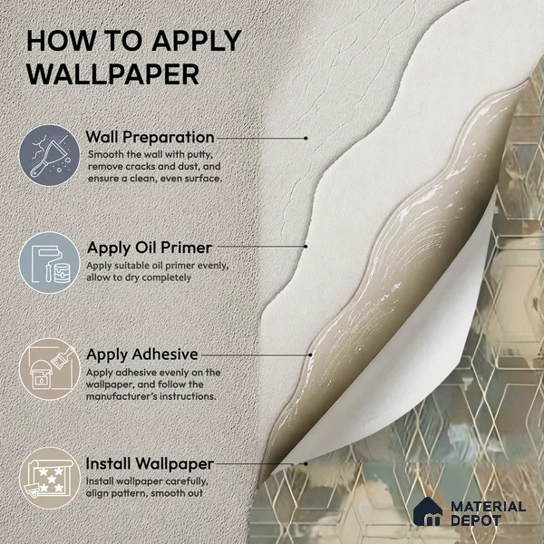 WK160-52 | Teal Facet Marble Geometric Wallpaper - 10 Meter x 21 Inches, 57.37 Sq. Ft. (Min. 15% Wastage)