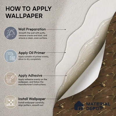 170-47 | 9.6 Meter x 20.87 Inches Marble Look Wallpaper - 54.77 Sq. Ft. | Minimum 10% wastage during installation