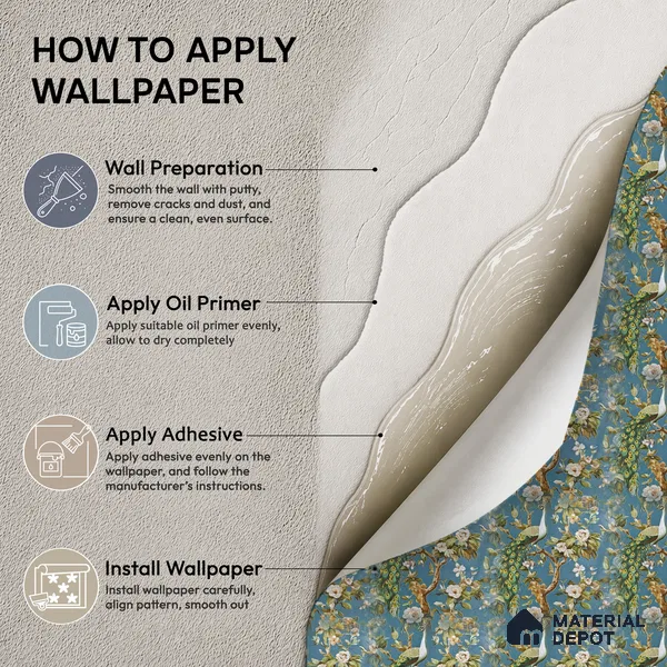 170-4 | 9.6 Meter x 20.87 Inches Animal Print Look Wallpaper - 54.77 Sq. Ft. | Minimum 15% wastage during installation