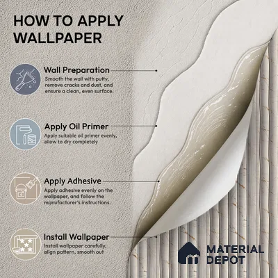 170-18 | White & Gold Veined Marble Panel Patterned Wallpaper - 9.6 Meter x 20.87 Inches, 54.77 Sq. Ft. (Min. 15% Wastage)