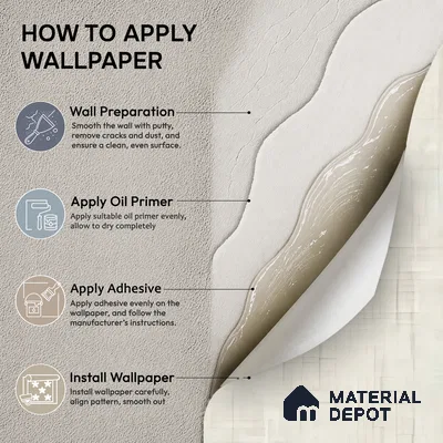 81379-4 | 5 Meter x 42 Inches Fabric Look Wallpaper - 57 Sq. Ft.  | Minimum 10% wastage during installation