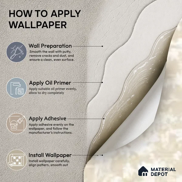 81377-2 | White and Sand Splotch Plaster Patterned Wallpaper - 5 Meter x 42 Inches, 57 Sq. Ft. (Min. 15% Wastage)