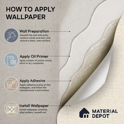 485-4 | 5 Meter x 42 Inches Fabric Look Wallpaper - 57.43 Sq. Ft. | Minimum 10% wastage during installation