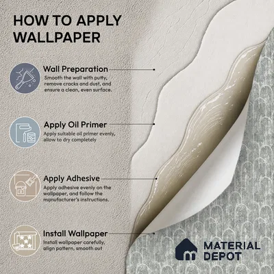 1155 | Grey & White Arch Column Patterned Wallpaper - 10 Meter x 21 Inches, 57.37 Sq. Ft. (Min. 15% Wastage)