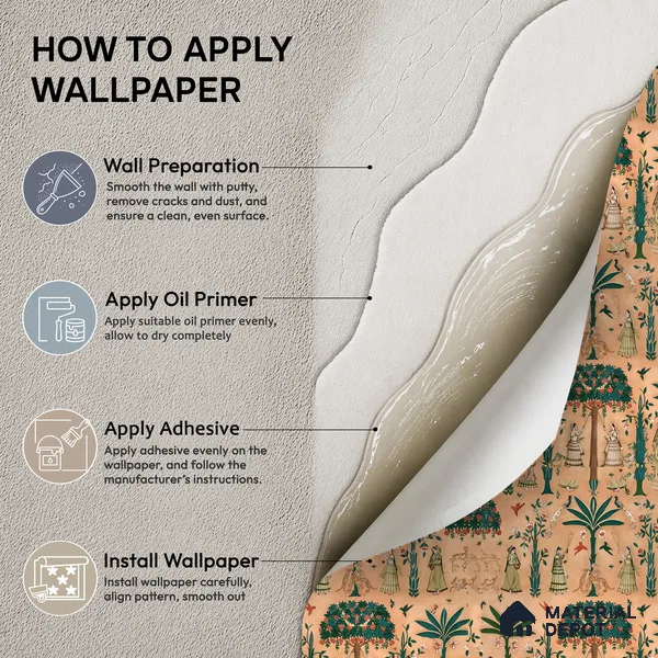 8003 | 10 Meter x 21 Inches Indian Look Wallpaper - 57.41 Sq. Ft.