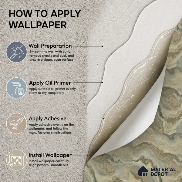 8069 | 10 Meter x 21 Inches Stone Look Wallpaper - 57.41 Sq. Ft.