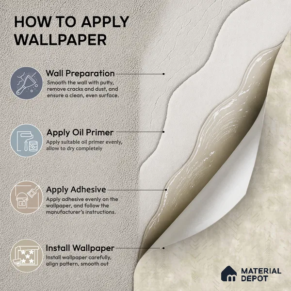 8075 | 10 Meter x 21 Inches Stone Look Wallpaper - 57.41 Sq. Ft.