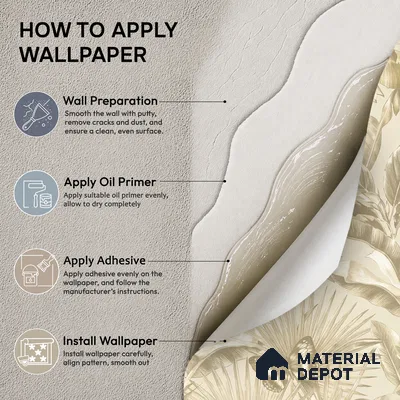 13331 | Cream Butterfly Tropical Floral Wallpaper - 10 Meter x 21 Inch, 57 Sq. Ft.