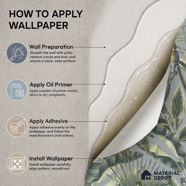 13332 | Grey Toucan Jungle Floral Wallpaper - 10 Meter x 21 Inch, 57 Sq. Ft.