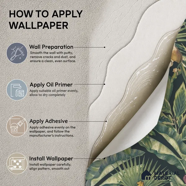 13334 | Black Toucan Jungle Floral Wallpaper - 10 Meter x 21 Inch, 57 Sq. Ft.