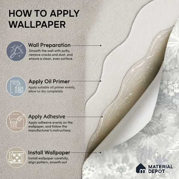 13358 | White Ghost Peony Floral Wallpaper - 10 Meter x 21 Inch, 57 Sq. Ft.