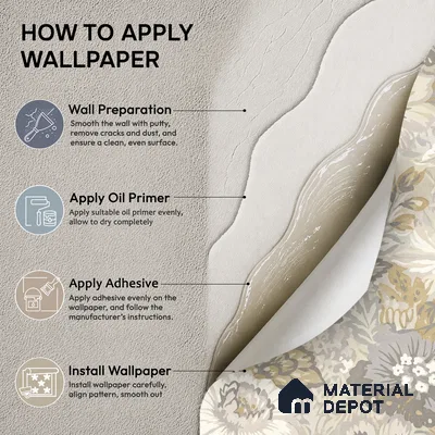 13359 | Greige Vintage Peony Floral Wallpaper - 10 Meter x 21 Inch, 57 Sq. Ft.