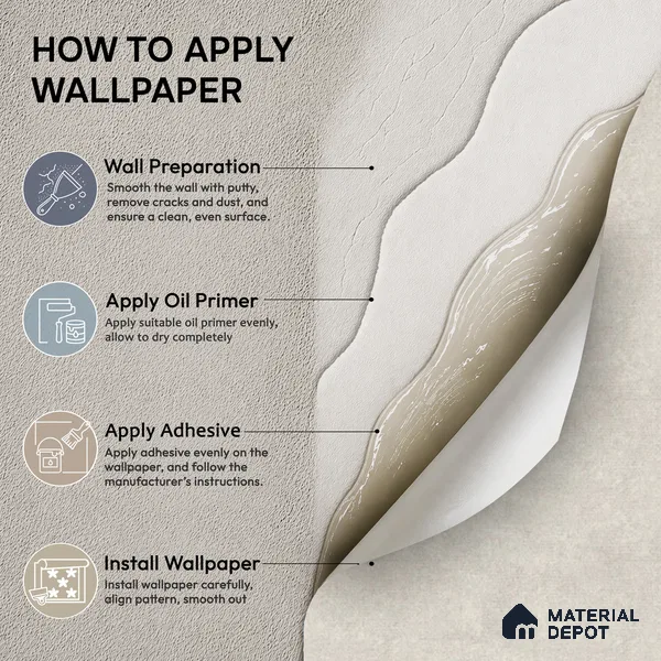 10337-4 | 5 Meter x 42 Inches Fabric Look Wallpaper - 57 Sq. Ft.