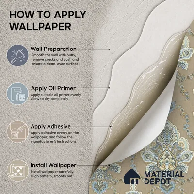 10335-4 | Brown Baroque Medallion Floral Wallpaper - 5 Meter x 42 Inches, 57 Sq. Ft.