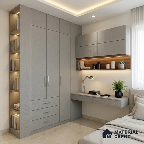 Stone Look LM 20994 8 ft x 4 ft Texture Finish Decorative Laminate - 1 mm | Suitable for TV Unit, Wardrobe, Kitchen Cabinets