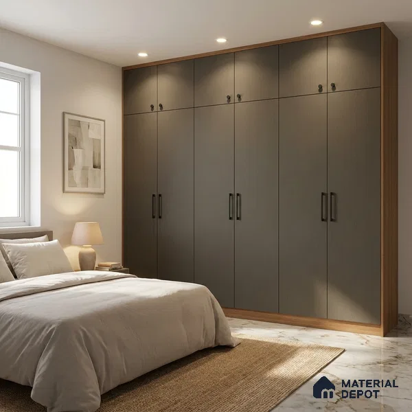 Misty Slate Patterned Look WP 45 508 8 ft x 4 ft Matte Finish Decorative Laminate - 1 mm | Suitable for Bedroom, TV Unit, Wardrobe