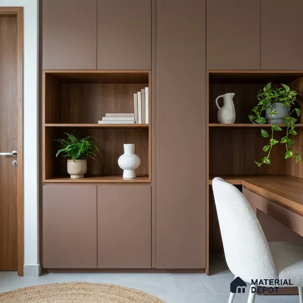 Sandrift Solid Colors Look SMT 903 8 ft x 4 ft Super Matte Finish Decorative Laminate - 1 mm | Suitable for Living Room, Kitchen, Office