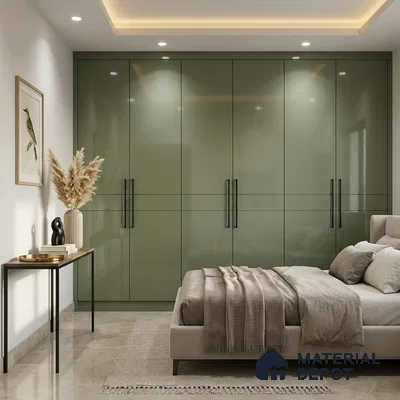 Lush Mintz Sparkle Look GT 4 8 ft x 4 ft Glossy Finish Decorative Laminate - 1 mm | Suitable for TV Unit, Wardrobe, Kitchen Cabinets