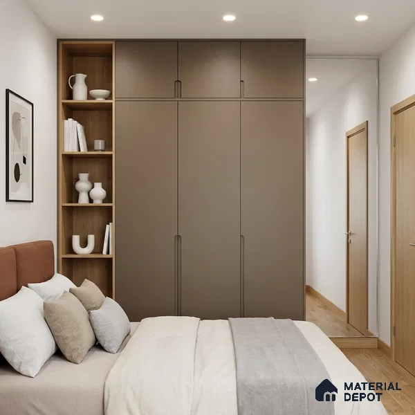 Vanilla Glaze Solid Colors Look SF 511 8 ft x 4 ft Suede Finish Decorative Laminate - 1 mm | Suitable for Living Room, Kitchen, Office