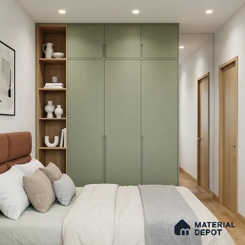 Fortnum & Mason Solid Colors Look SF 912 8 ft x 4 ft Suede Finish Decorative Laminate - 1 mm | Suitable for Living Room, Kitchen, Office