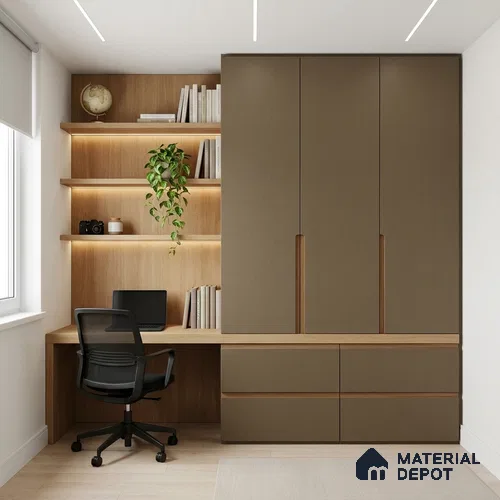 Vanilla Glaze Cane Look WP 33 511 8 ft x 4 ft Texture Finish Decorative Laminate - 1 mm | Suitable for TV Unit, Wardrobe, Kitchen Cabinets