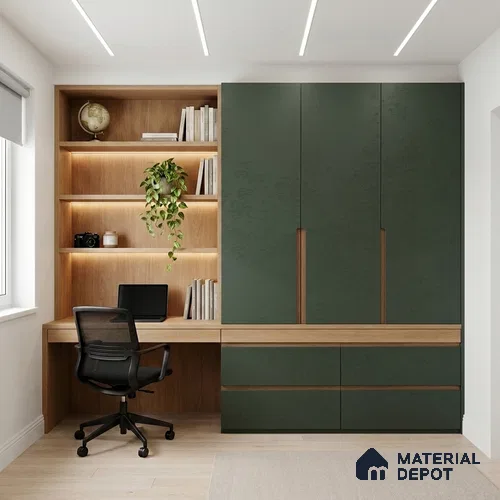 Textured Solid Look WP 6 915 8 ft x 4 ft Texture Finish Decorative Laminate - 1 mm | Suitable for TV Unit, Wardrobe, Kitchen Cabinets