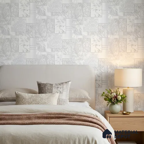 AA101008 | 9.5 Meter x 21 Inch PVC Patterned Look Wallpaper - 55 Sq. Ft. | Minimum 15% wastage during installation