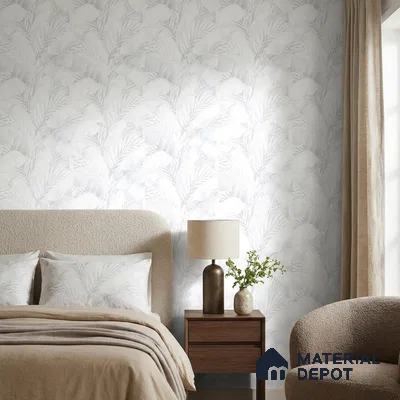 AA100209 | 9.5 Meter x 21 Inch PVC Florals Look Wallpaper - 55 Sq. Ft. | Minimum 15% wastage during installation