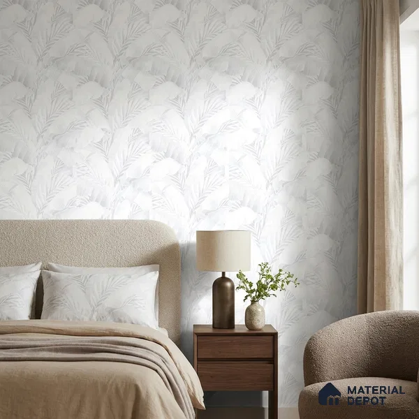 AA100209 | 9.5 Meter x 21 Inch PVC Florals Look Wallpaper - 55 Sq. Ft. | Minimum 15% wastage during installation