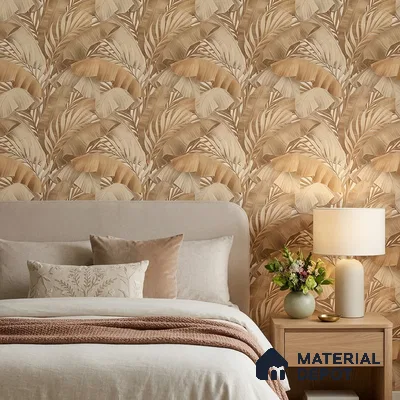 AA100202 | 9.5 Meter x 21 Inch PVC Florals Look Wallpaper - 55 Sq. Ft. | Minimum 15% wastage during installation