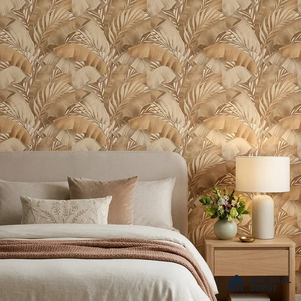 AA100202 | 9.5 Meter x 21 Inch PVC Florals Look Wallpaper - 55 Sq. Ft. | Minimum 15% wastage during installation