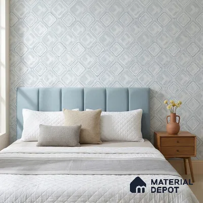 AA100602 | 9.5 Meter x 21 Inch PVC Patterned Look Wallpaper - 55 Sq. Ft. | Minimum 15% wastage during installation
