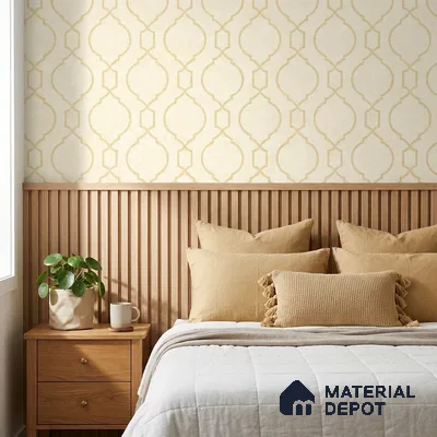 88387-2 | 5 Meter x 42 Inch PVC Patterned Look Wallpaper - 57 Sq. Ft. | Minimum 15% wastage during installation