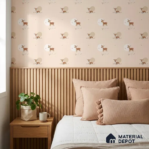 5140-1 | 5 Meter x 42 Inch PVC Patterned Look Wallpaper - 57 Sq. Ft. | Minimum 15% wastage during installation