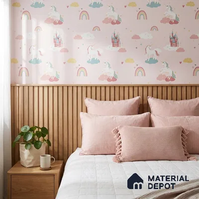 5148-2 | 5 Meter x 42 Inch PVC Patterned Look Wallpaper - 57 Sq. Ft. | Minimum 15% wastage during installation
