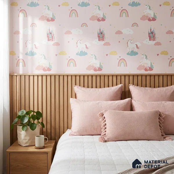 5148-2 | 5 Meter x 42 Inch PVC Patterned Look Wallpaper - 57 Sq. Ft. | Minimum 15% wastage during installation