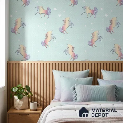88441-2 | 5 Meter x 42 Inch PVC Patterned Look Wallpaper - 57 Sq. Ft. | Minimum 15% wastage during installation