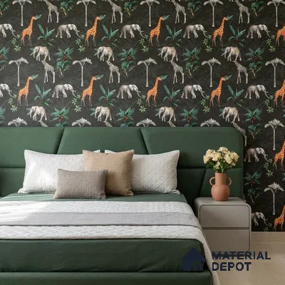 5131-2 | 5 Meter x 42 Inch PVC Animal Print Look Wallpaper - 57 Sq. Ft. | Minimum 15% wastage during installation
