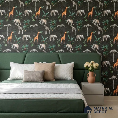 5131-2 | 5 Meter x 42 Inch PVC Animal Print Look Wallpaper - 57 Sq. Ft. | Minimum 15% wastage during installation
