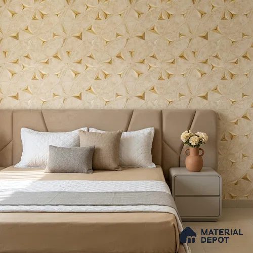 88490-1 | 5 Meter x 42 Inch PVC Patterned Look Wallpaper - 57 Sq. Ft. | Minimum 15% wastage during installation