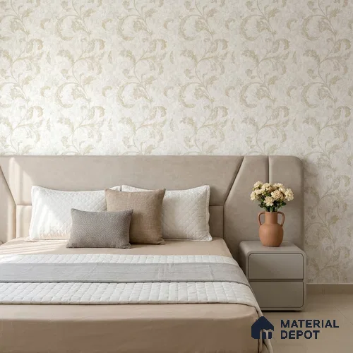 88481-1 | 5 Meter x 42 Inch PVC Florals Look Wallpaper - 57 Sq. Ft. | Minimum 15% wastage during installation